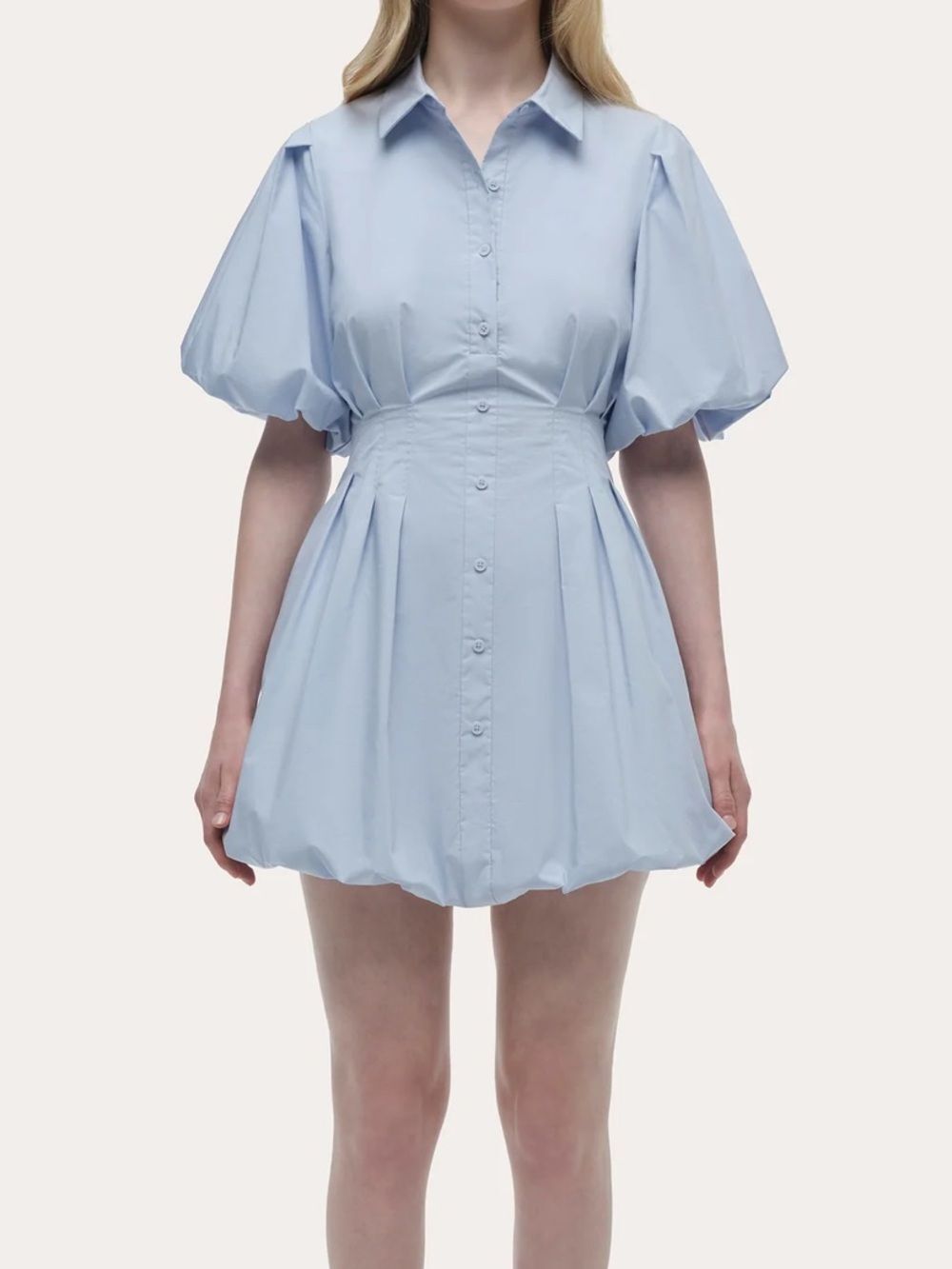 Mable blue puff sleeve dress size medium